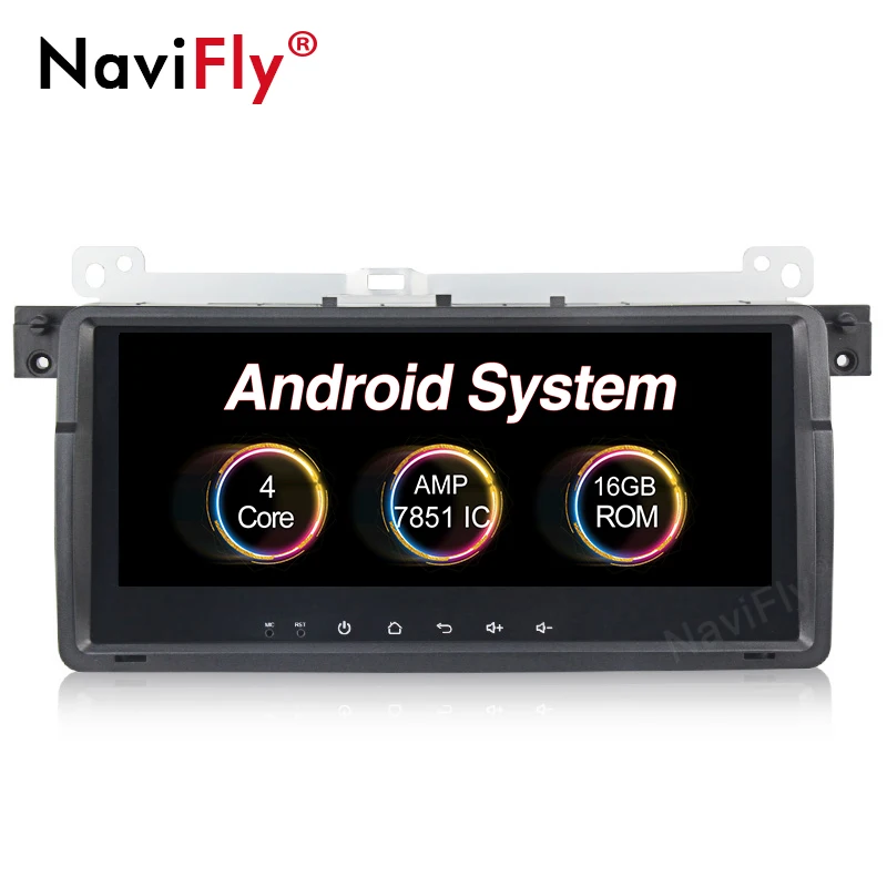

NaviFly 8.8 inch Android 8.1 Car multimedia player for BMW E46 M3 1998-2006 with Radio GPS navigation Stereo head unit Wifi BT