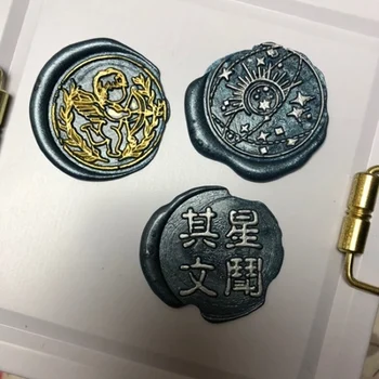 

Star fighting Angel Cupid Starry sky seal stamp for DIY use,wedding wax sealing stamp wax stamp