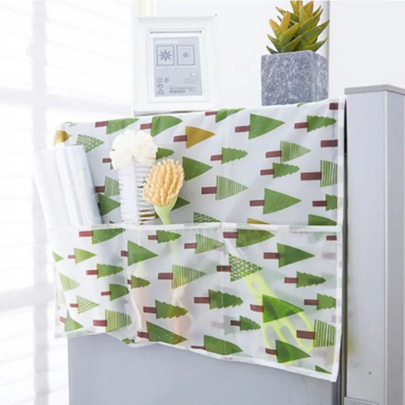 Креативный бытовой водонепроницаемый пылезащитный чехол для холодильника с сумкой для хранения для кухни аксессуары для стиральных машин