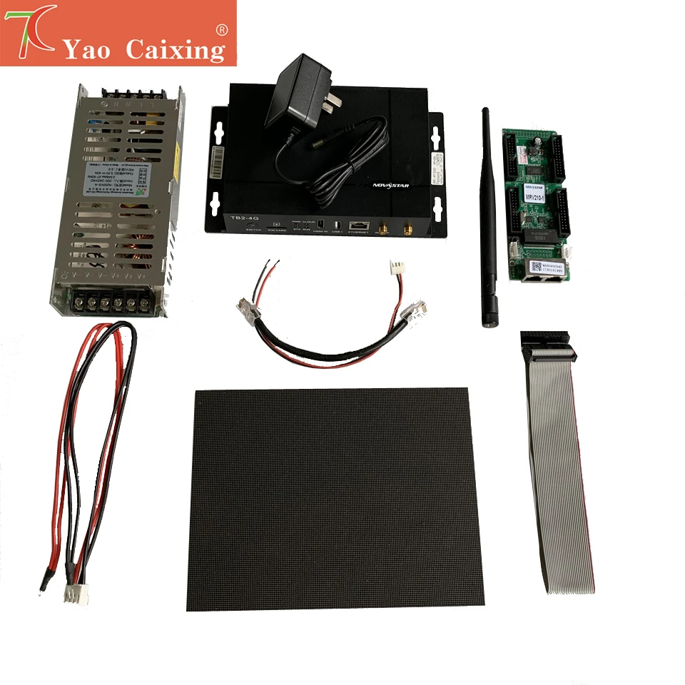 Free shipping P1.56 indoor panel with Novastar TB2 wifi controller ,MRV210 receiving card , slim power supply Free shipping P1.56 indoor panel with Novastar TB2 wifi controller ,MRV210 receiving card , slim power supply