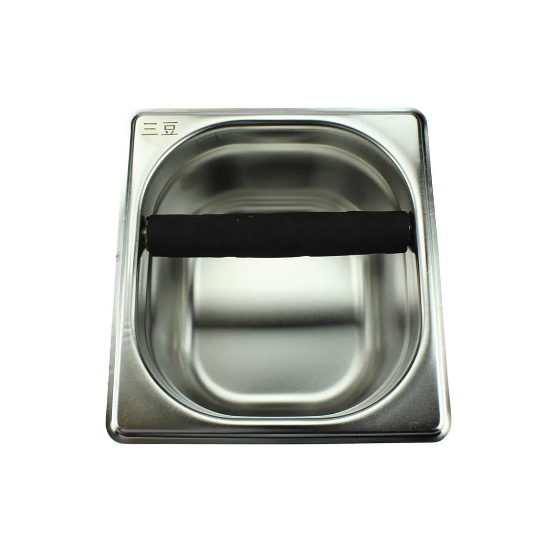 1pc Stainless Steel Tool Accessory Coffee Knock Box for Espress Coffee Maker Machine