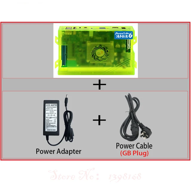 Original Pandora Box 6 Home Edition 1300 in 1 Games board Family Version harness Adapter for Joystick Arcade Marchine Cabinet