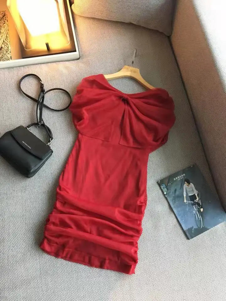 Nouvelle Mode D03473 Printemps Luxe Qualité De Design Marque 2019 Robe Supérieure Partie Femmes Style Européenne qETx6Zw5