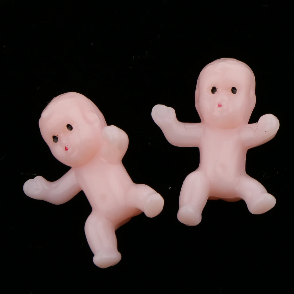 50pcs Mini Baby Doll Toys for Kids Birthday Party Baby Shower Favors Table Home Decor