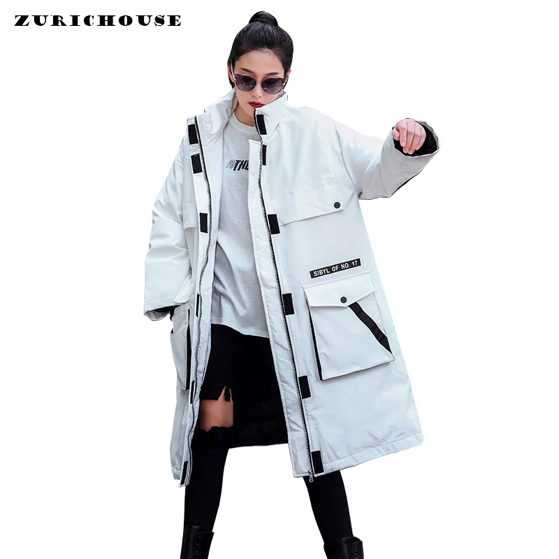

Womens Cotton Padded Jacket Winter Cold Protection Clothes 2019 New Arrival Oversized Long Jacket Women Winter Coat Female Parka