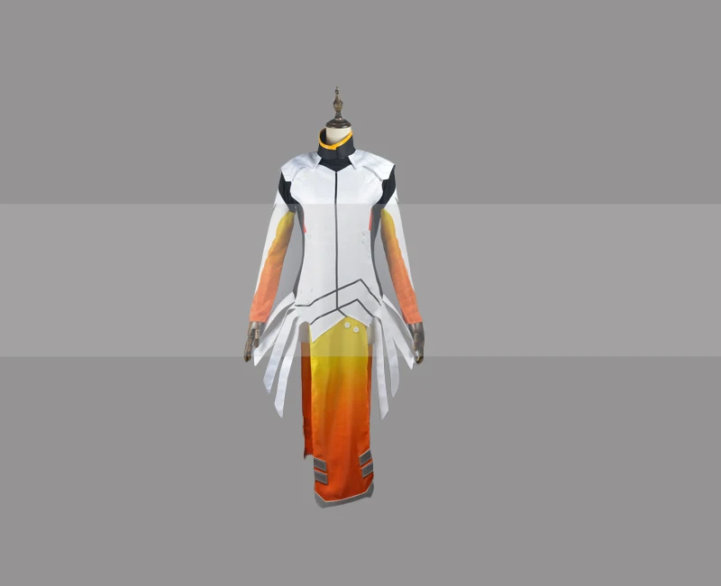 

Customize Overwatch Angela Ziegler Mercy Cosplay Costume Outfit