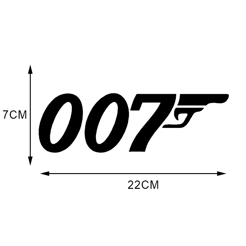 Светоотражающие забавные автомобильные наклейки и JAMES BOND 007 автомобильный