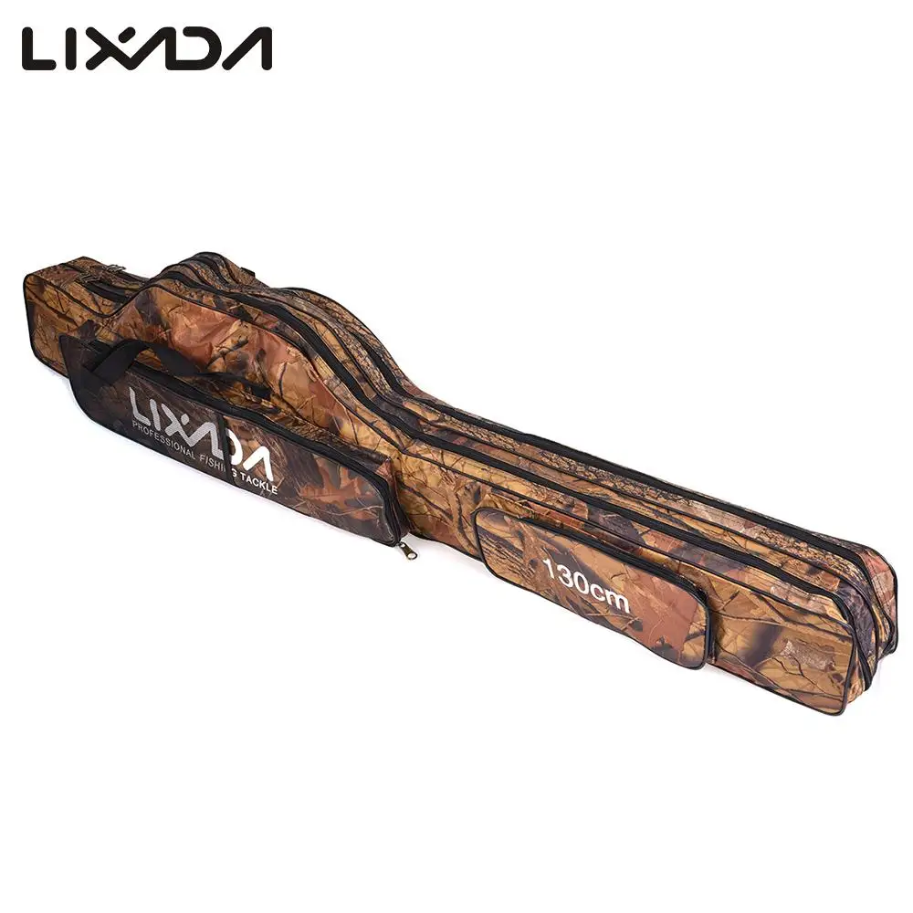 Сумка для рыбалки Lixada 130/150 см, переноска для удочки Oxford, сумка для хранения инструментов на удочку, чехол для рыболовной снасти, чехол-Органайзер