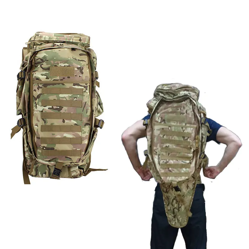 Men's Military Tactical Pack Outdoor Hunting Backpack Rifle Carry