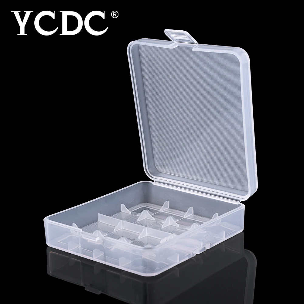 

YCDC 18650 Battery Accumulator Storage Box Hard Bag for Digital Camera Rechargeable Batteries Cover Cells Hard Plastic Case
