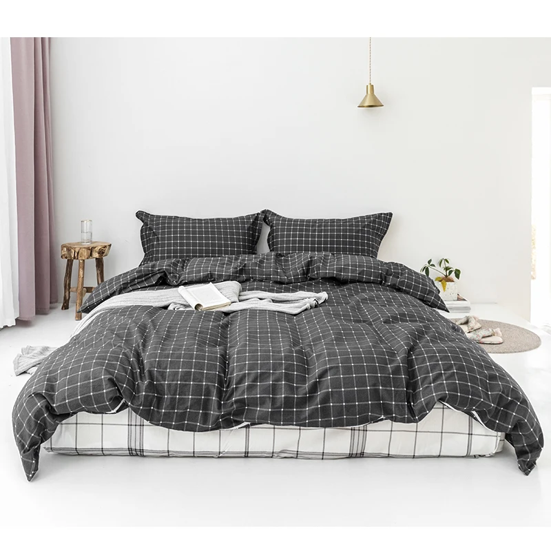 

100% cotton Luxury bedding set stripe Duvet Covers Pillowcases Twin Queen King comforter bedding bed sets bedclothes bed linen