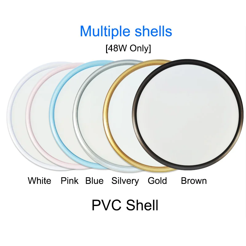  Ultra Thin ceiling lights AC 220V 240V 24W 36W 48W LED Ceiling Light Color shell Remote Control Pan - 32995063643