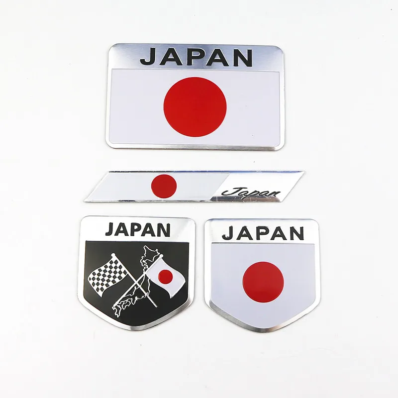 

Japanese Flag Emblem Badge Car Styling Motorcycle Sticker Decal for KAWASAKI SUZUKI YAMAHA Honda Toyota Nissan Mazda Mitsubishi