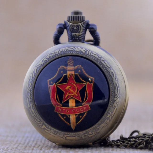 New Arrivals CCCP Soviet Union USSR Quartz Pocket Watch Analog Pendant Necklace New Arrivals CCCP Soviet Union USSR Quartz Pocket Watch Analog Pendant Necklace