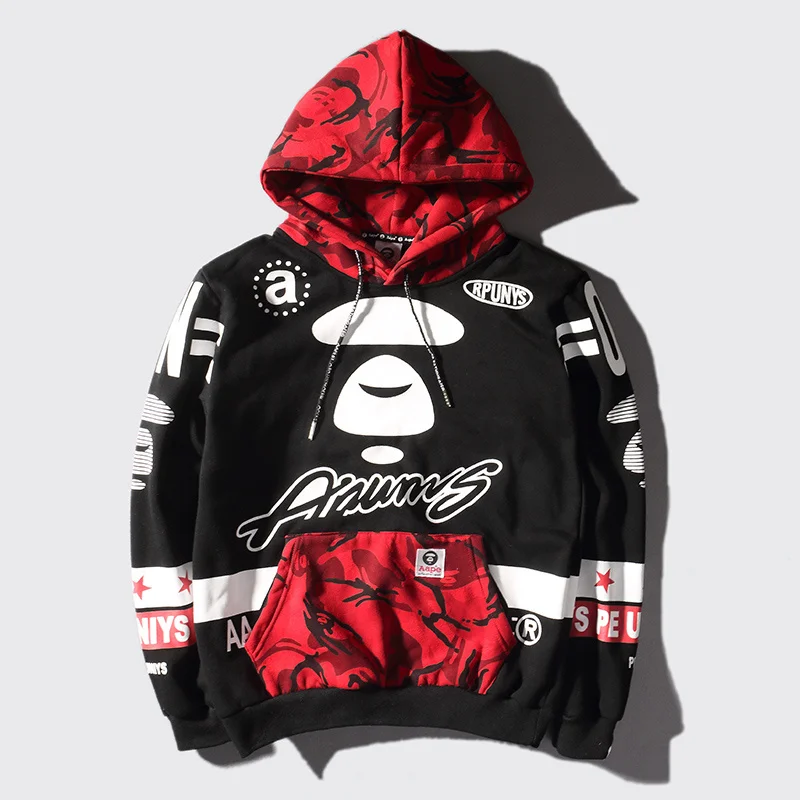 2015 New Hoodies Men Retro Style Winter Mens Hooded Fleece