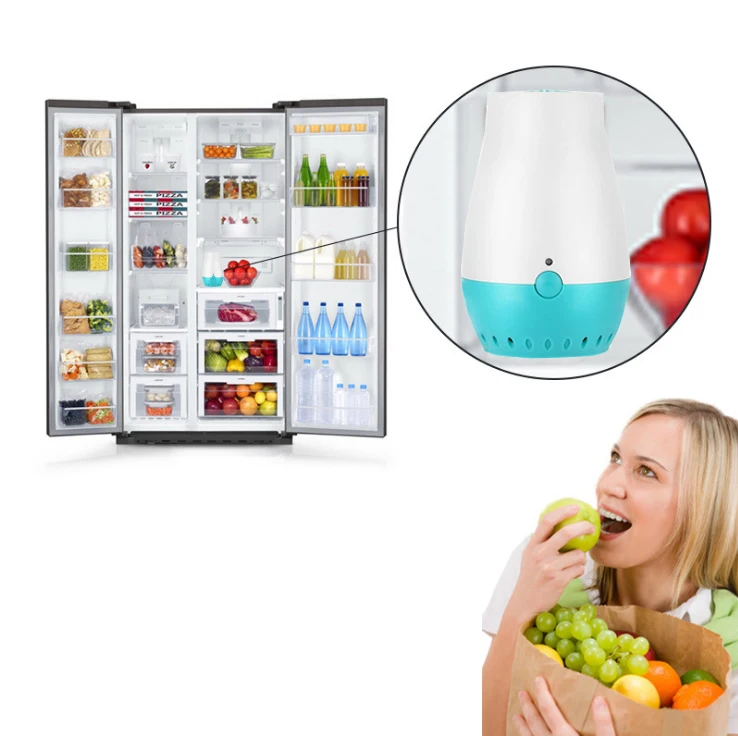 Home Ozone Air Purifier Generator Fridge Fruit Vegetables Shoe Wardrobe O3 Ionizer Sterilization Disinfect Fresh Air Purifier (15)