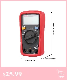 Цифровой мультиметр NJTY T21A DC/AC Измеритель Напряжения тока ручной Амперметр Ом диод NCV тестер 2000 отсчетов мультитестер