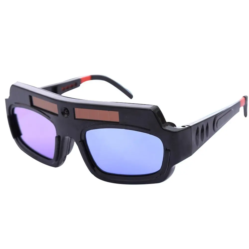 Cptdcl Safety Goggle Solar Powered Auto Darkening Windproof Welding Protective Glasses In Safety