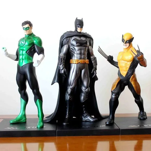 

NEW hot 18cm Super hero Justice league wolverine Green lantern batman Action figure toys doll collection Christmas gift