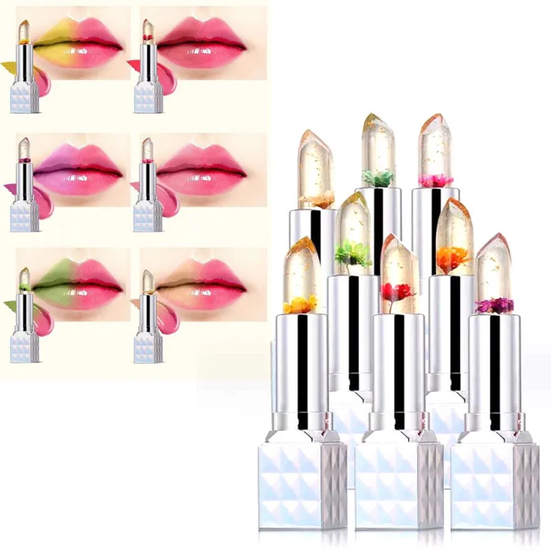 Flower Lipbalm Temperature Color Change Long Lasting Lipsticks