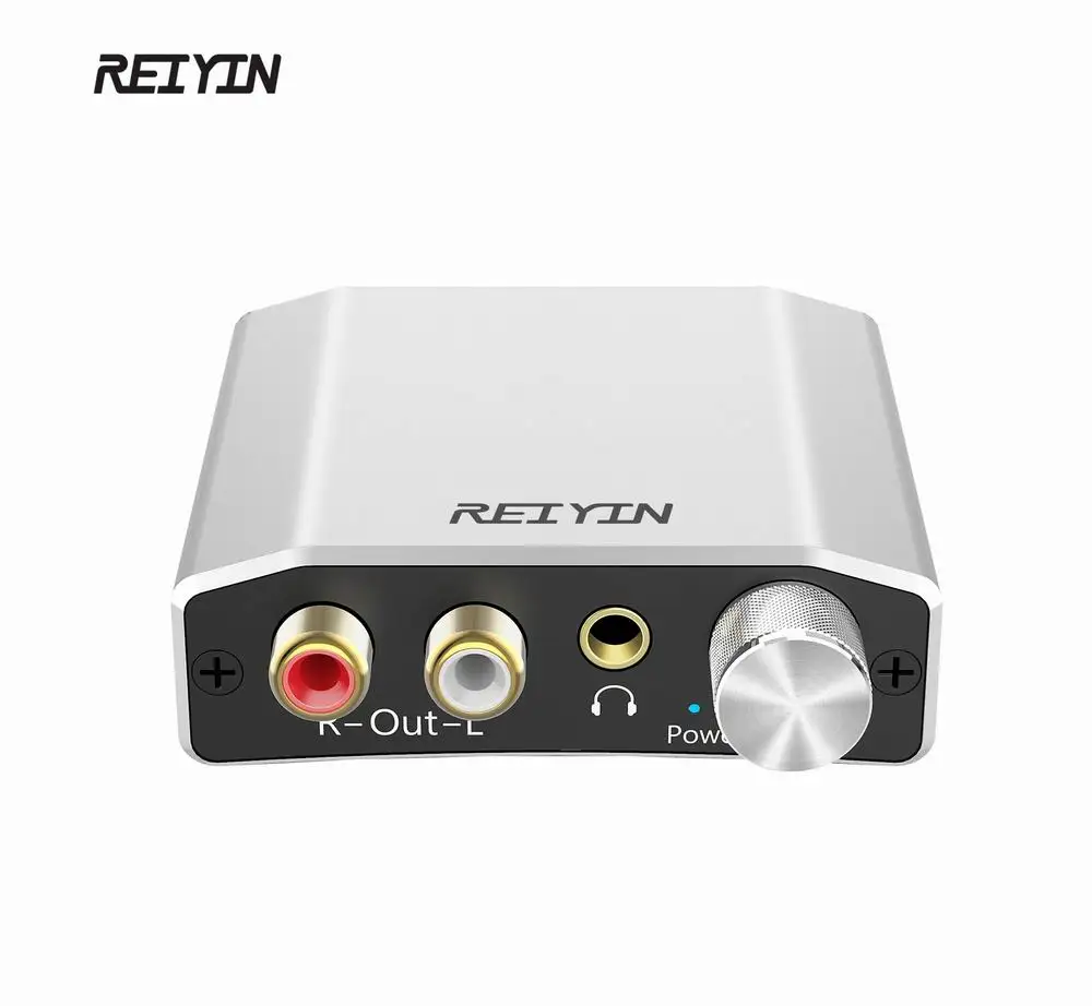 Reiyin Оптический RCA 3 5 мм 192 кГц 24bit аудио DAC конвертер для воспроизведения источник HD