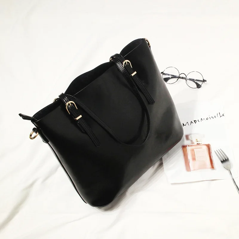 

2016 Fashion Women Casual Tote bags Genuine Leather Shoulder Bags Real Leather Handbags Hot Sale Ladies Handbags Crossbody Bags