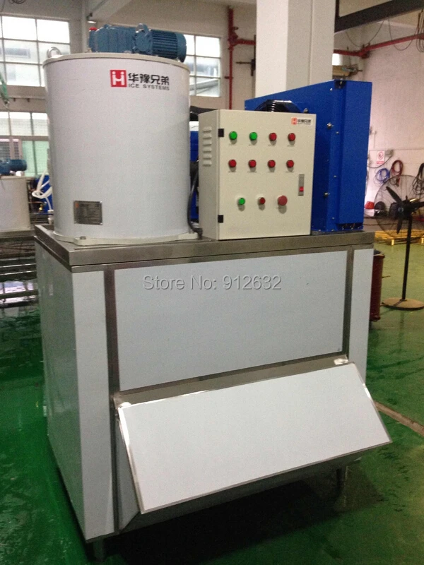 

1T ice flakes making machine , 380v/50hz commercial flakes machine for sale