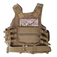 Многофункциональный комбинированный Тактический Жилет Molle, уличный страйкбол, пейнтбол, военный защитный жилет для охоты, WarGame, тактический предмет