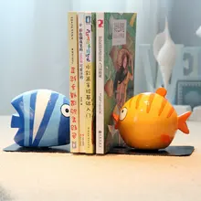 2 шт./пара рыба стильная Полочка для книг металлическая подставка для книг Эйфелева башня Настольный держатель Подставка для стойка для книг