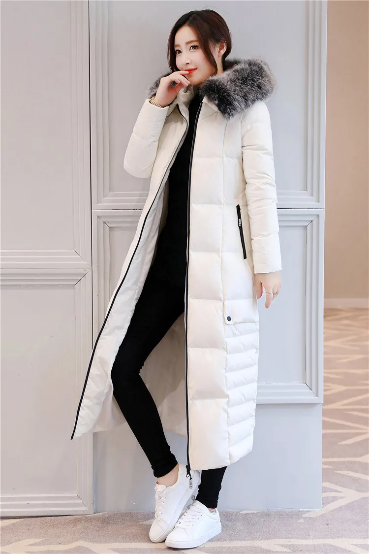 2018 новый стиль X-Long parkas черный белый красный серый темно-синий большой размер