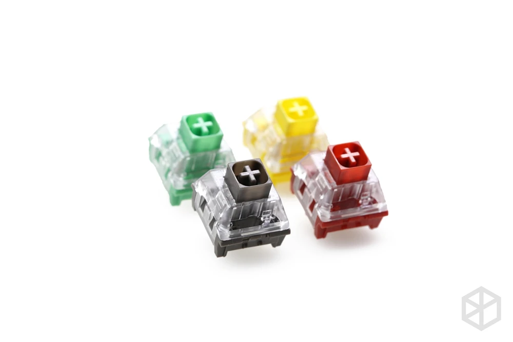 Переключатель Kailh в китайском стиле красный серый желтый зеленый RGB SMD