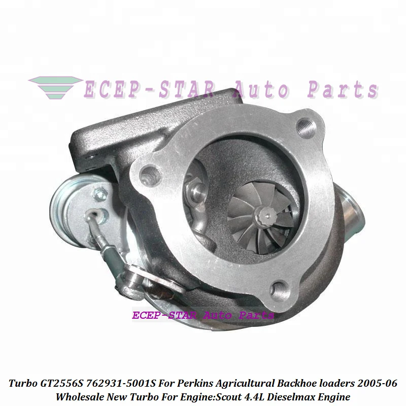 GT2556S Turbo 762931-5001S 762931 Turbocharger For Perkins Agricultural Backhoe loaders 2005-06 with Scout 4.4L Dieselmax Engine  (4)