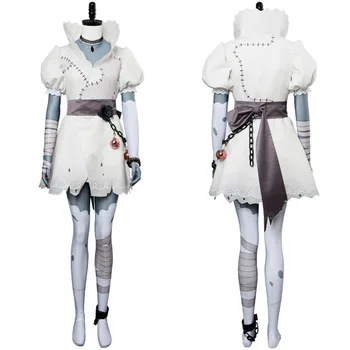

OW Cosplay Costume Sombra Olivia Colomar Bride Skin Cosplay Costume White Dress For Adult Women Halloween Costume