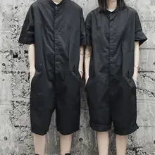 M-6XL Горячая Весна Мужская Новая мода на заказ персонализированные свободные брюки хип-хоп мужские и женские пары комбинезон