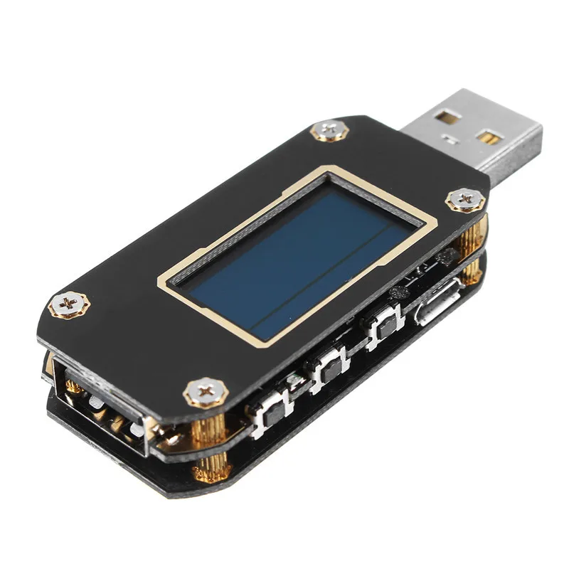 

PD3.0 QC4.0 USB Tester Voltage Current Tester Digital Voltmeter Amperimetro Ripple Dual Type-C Meter Power Bank Detector