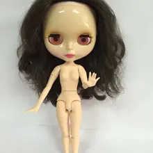 Цельная кукла без одежды blyth кукла, прозрачная кожа фабрика кукла, подходит для DIY Изменить игрушка BJD для девочек