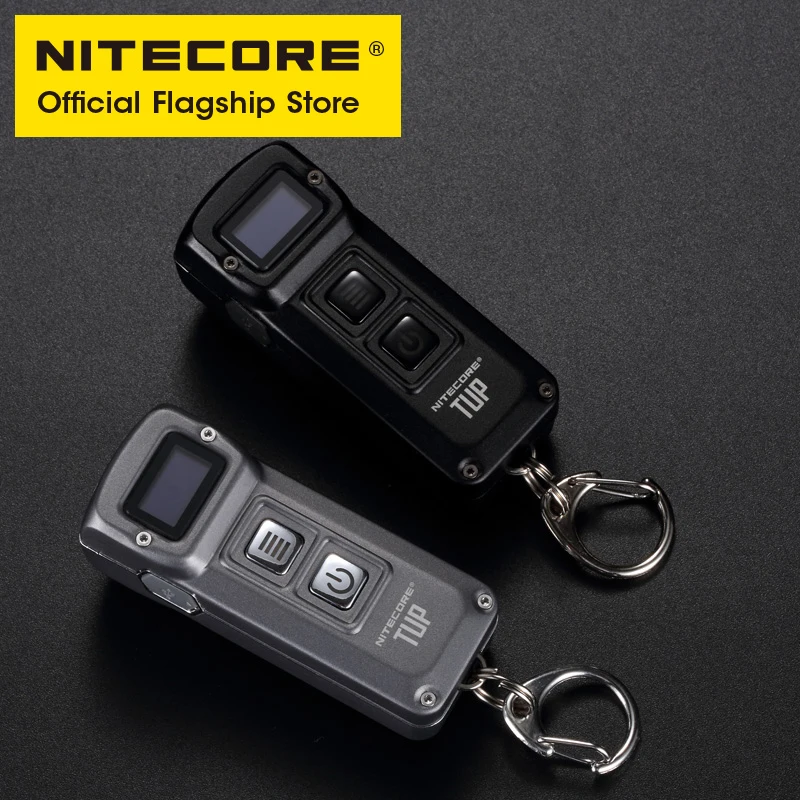 Nitecore tup маленький металлический перезаряжаемый портативный умный USB мини