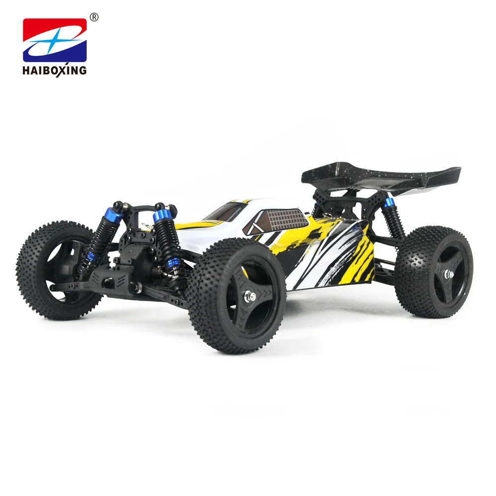 HBX 6588 RC Car 4WD 2.4Ghz 1:10 Scale 50km/h High Speed Remote Control Car Electric Powered Off-road Vehicle Model yellow