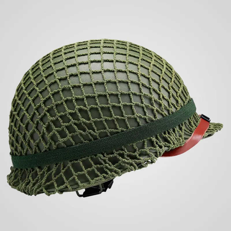 

WWII US Army Paratrooper M1 Helmet Cover Cotton Camouflage Helmet Net-US180