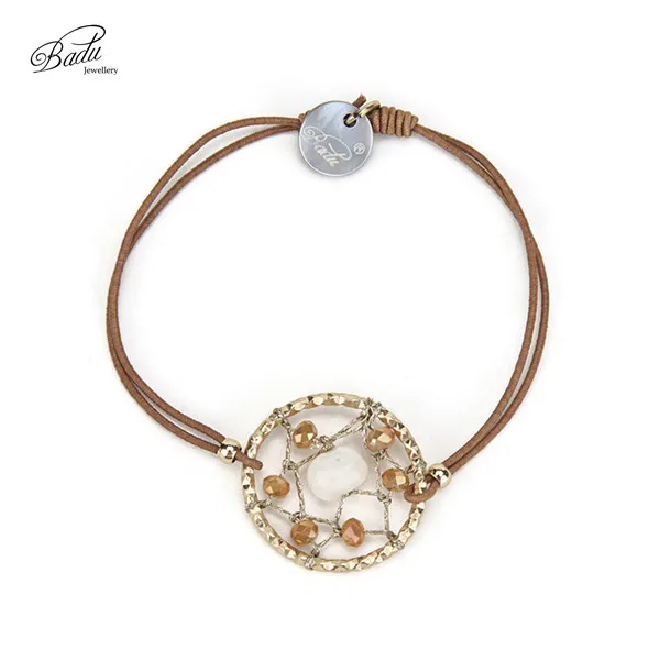 Badu, женский браслет «Лучший Друг», золотые браслеты со звездами, амулет на удачу, эластичная веревка, летняя подвеска, модный подарок для ювелирных изделий - Окраска металла: 92 Brown