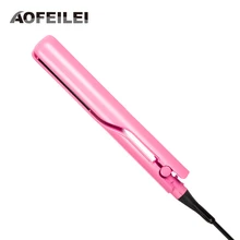 Ceramic Styling Tools Professional Straightening Iron & Curling Iron Hair Curler 2 in 1 Hair Straightener Flat Irons chapinha