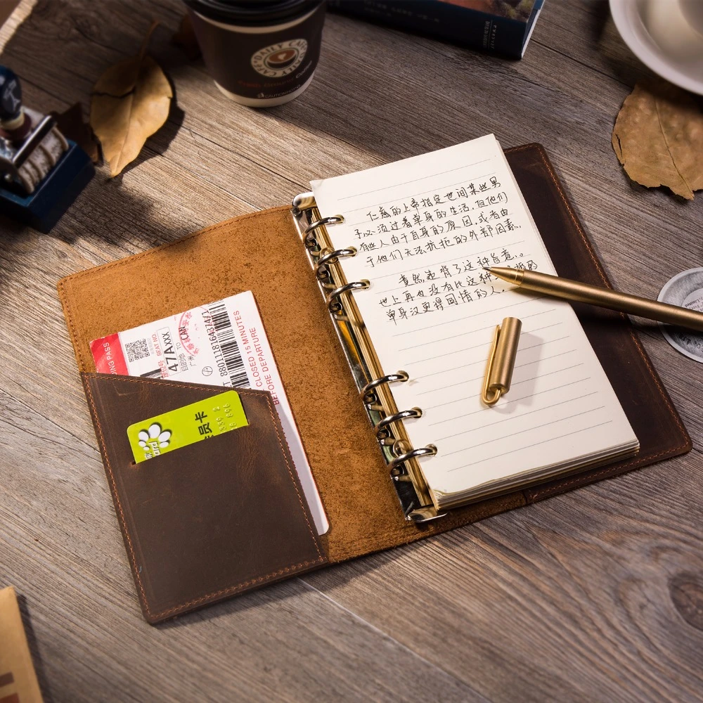 革トラベルノートブックジャーナル日記手作り 100 クラシックハードカバーオフィス学校文具スケッチブックa6 A5 Notebooks Aliexpress