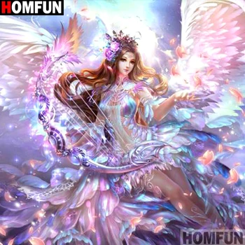 

HOMFUN Full Square/Round Drill 5D DIY Diamond Painting "Cartoon beauty" 3D Embroidery Cross Stitch 5D Decor Gift A15252
