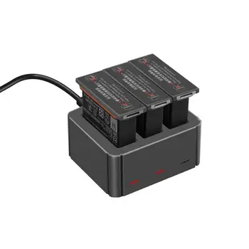 

Faster Charger TYPE-C Charging Hub for DJI Sport Camera OSMO ACTION Charger for 1300 mAh Lithium Battery Osmo Action Accessories