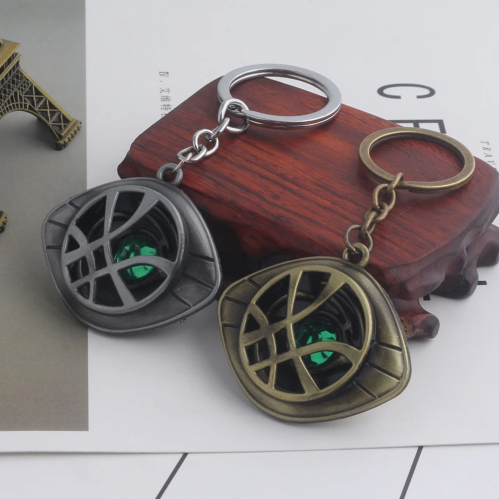 Ожерелье с подвеской «мстители», Доктор Стрэндж, 2 цвета, ожерелье с кристаллами глаз агамотто, с цепочкой для мужчин, ювелирное изделие, подарок