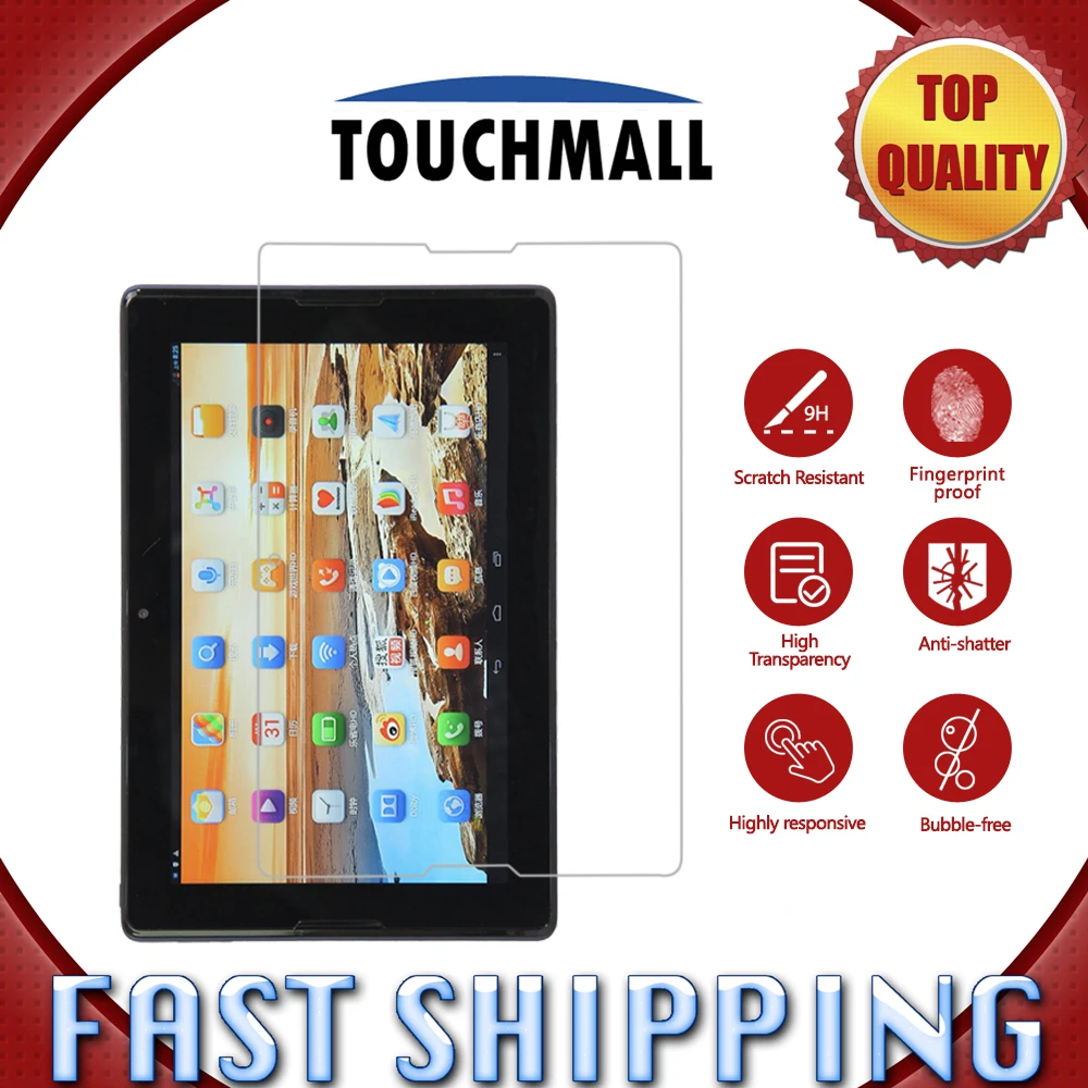 

Tempered Glass For Lenovo Tab A10-70 A7600 A7600F/H A10-80HC Screen Protector Protective Film Scratch Proof