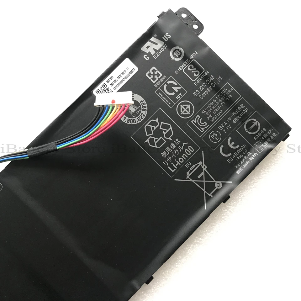 Оригинальный аккумулятор AP16M5J для Acer Aspire 3 A314 31 A315 21 5 51 1 A515 Series|Аккумуляторы