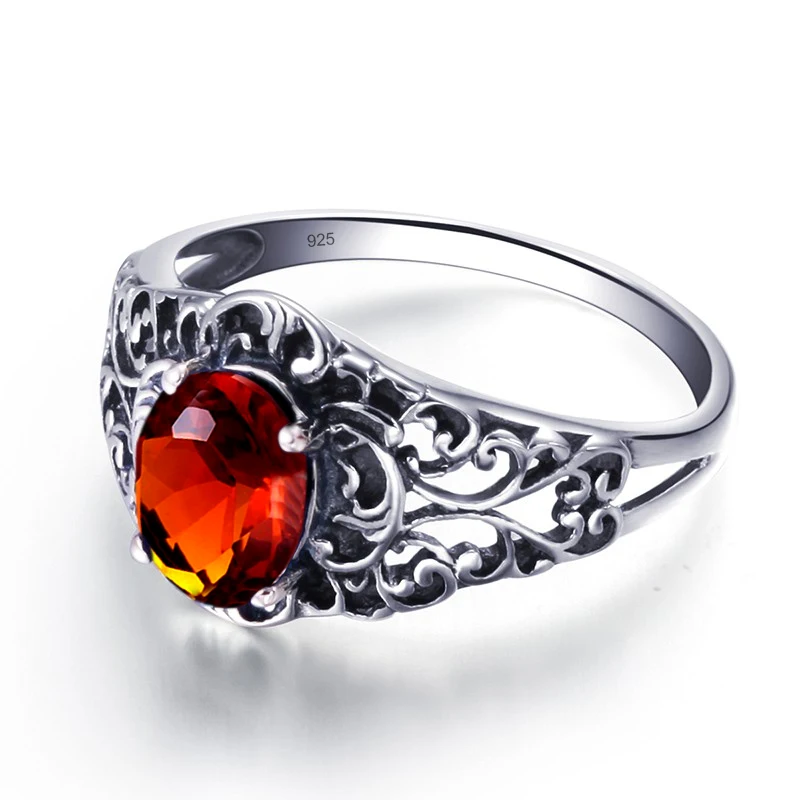 Женское кольцо ручной работы из серебра 925 пробы с коричневым камнем|ring for|rings for