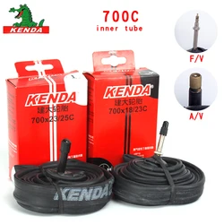 Kenda Mountain Bike Road Bicycle tire 700 *18 23 25 28 32 35 43 45C bike parts AV FV Cycling butyl rubber Bicycle Inner Tube