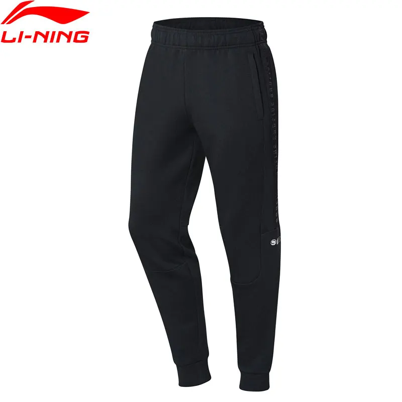 

Li-Ning Men Basketball Series Sweat Pants 66%Cotton 34%Polyester Regular Fit LiNing Sports Pants Trousers AKLN809 MKY441